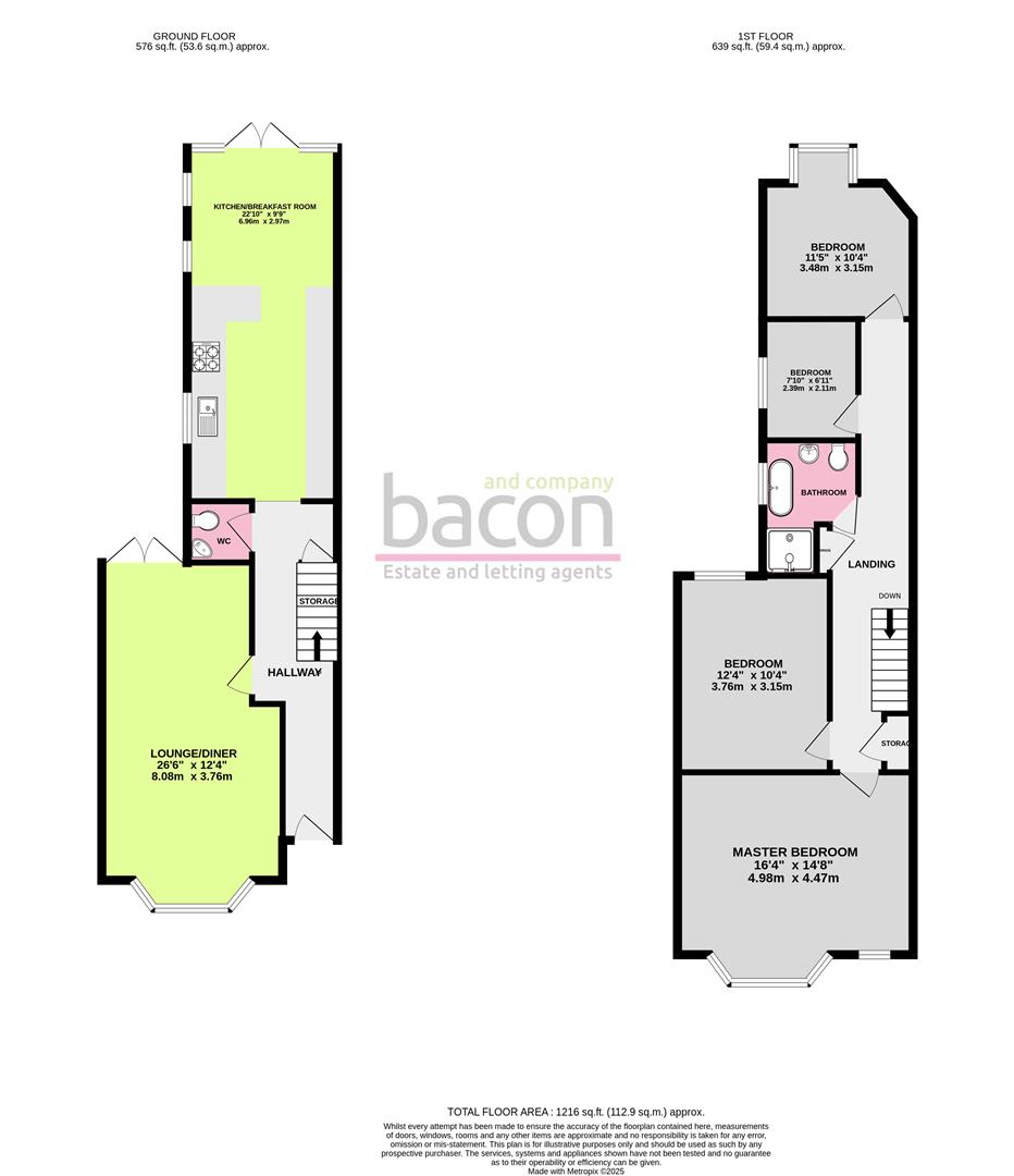 Floor Plan | House - End Terrace | Navarino Road, Worthing | For Sale